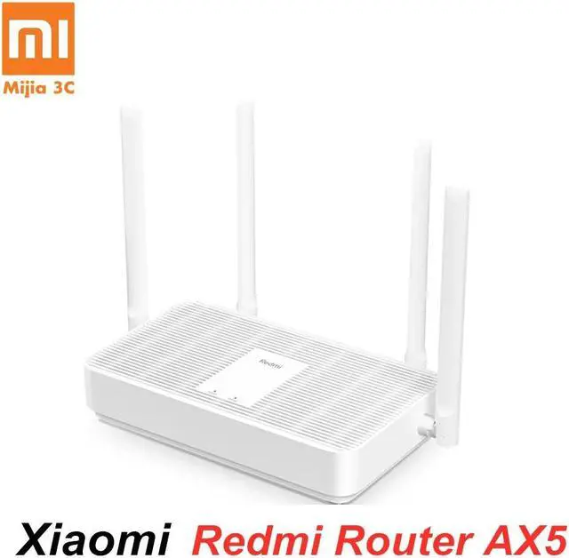 Main image of New  Redmi Router AX5 2.4G/5.0GHz 256M WiFi 6 Mesh Gigabit Dual-Band Wireless Router WiFi Repeater 4 High Gain Antennas