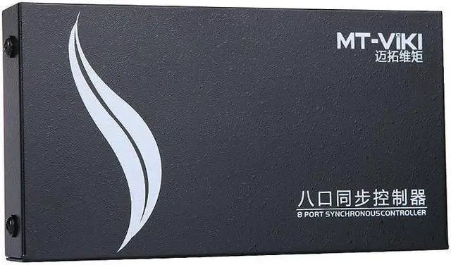 Alt view image 5 of 5 - 8 Port KM Synchnorizer USB 1 Set Mouse Keyboard Controls 8 PC Hosts Hotkey Mouse Crossing KVM Switch without VGA KM108-U