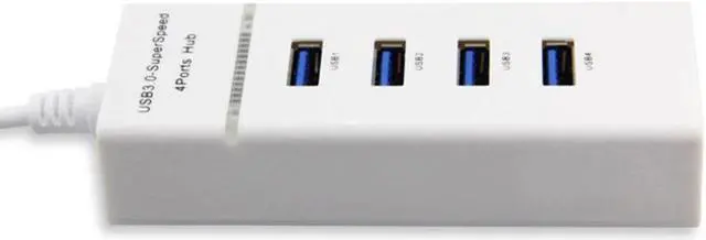 Alt view image 5 of 5 - Hub 3.0  Splitter Multi  3.0 Hub Multiple 4 Port Hub Splitters Use Power Adapter Computer Accessories Hub For PC