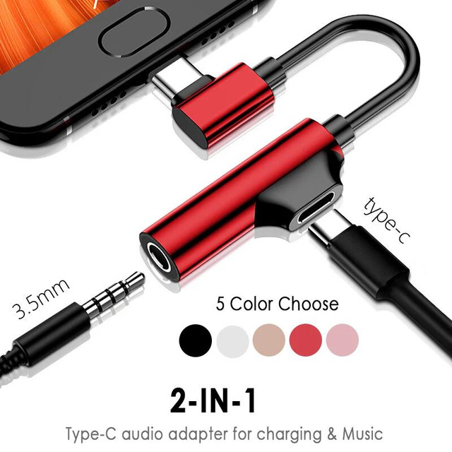 Micro USB To 3.5mm Audio Cable With Charging For Samsung S7 & More