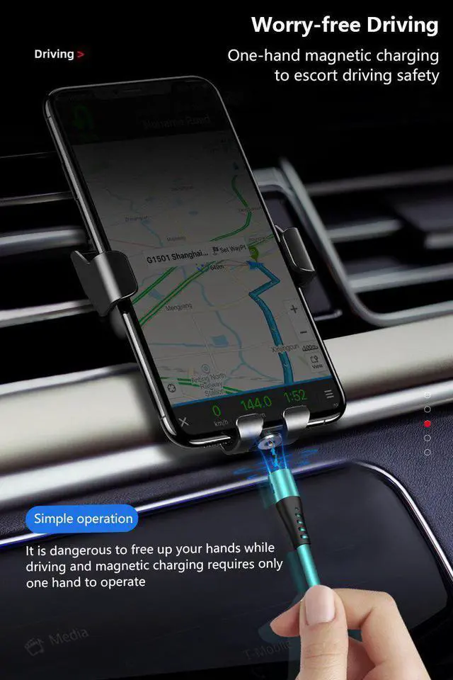 Alt view image 2 of 5 - 1 Meter Silicone Magnetic USB Cable Charger Fast Charging Magnet Charge Wire Cord For IPhone Android TXTB1