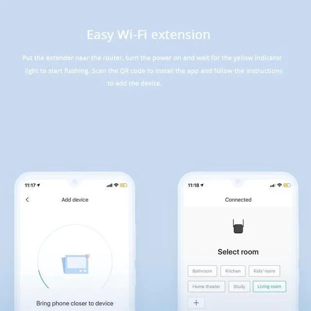 Alt view image 3 of 5 - WiFi Repeater 300Mbps Wifi Amplifier Pro 2.4G Wi-Fi Range Extender Repetidor 2 Antenna Mi Wireless Router Wifi Booster