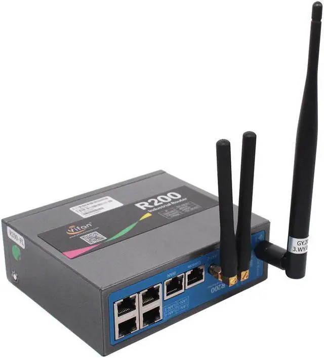 Alt view image 3 of 5 - load Balancing 2.4GHz 5Ghz dual-band WIFI Gigabit Ethernet 4G Router R200 industrial Dual sim dual module LTE router
