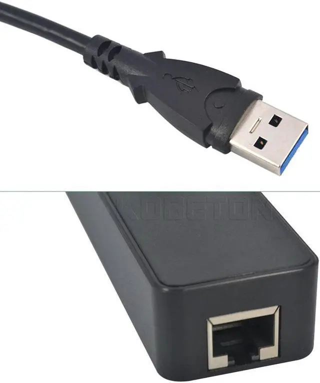 Alt view image 5 of 5 - High Speed 3 Ports USB 3.0 Hub 10/100/1000 Mbps To RJ45 Gigat Ethernet LAN Wired Network Adapter Converter For Windows Mac