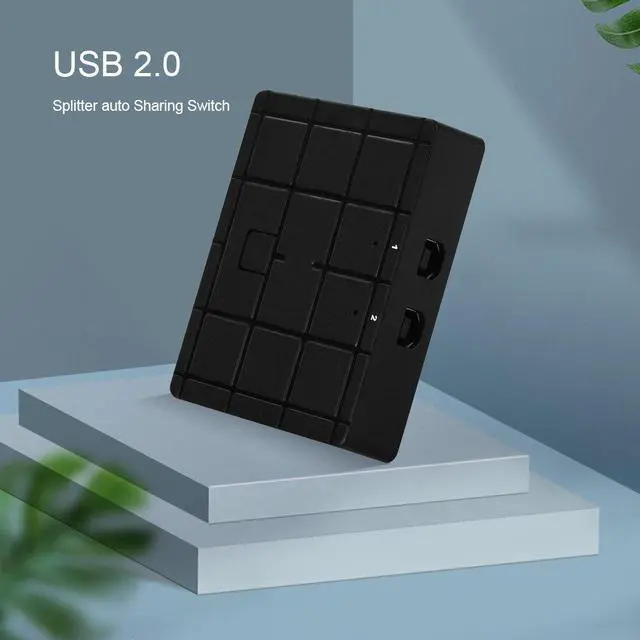 Alt view image 5 of 5 - USB 2.0 KVM Switch Box USB Switcher Kvm Switch Hub 2/4 Port PCs Sharing 4 Devices for Keyboard Mouse Printer Monitor