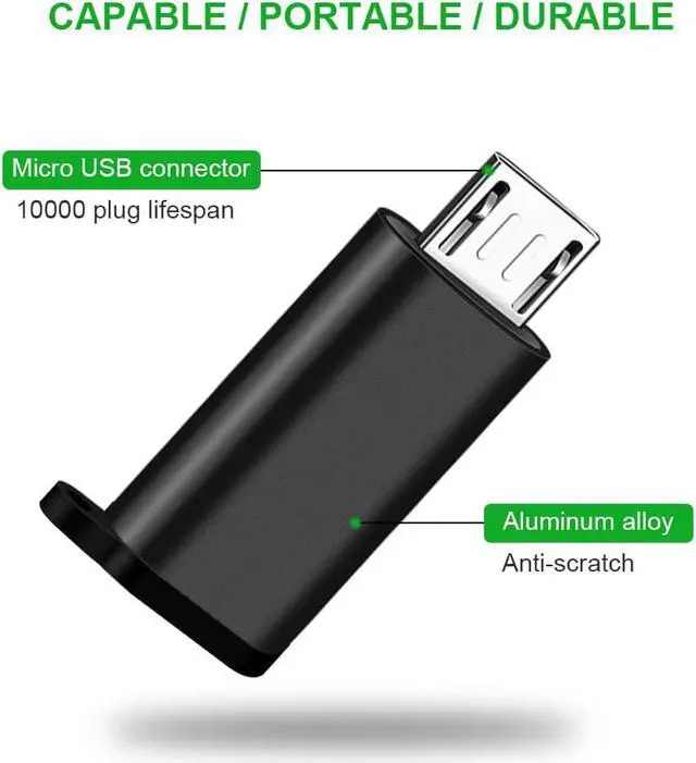 Alt view image 4 of 5 - USB To USB Type C Adapter Phone Cable Adapter usb Connector OTG For     Adapter USB Type C