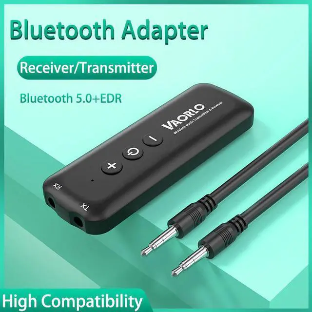 Alt view image 2 of 5 - 4-IN-1 Bluetooth 5.0 Audio Receiver Transmitter AUX RCA 3.5MM  USB Jack Stereo Wireless Adapters Dongle With Mic For Car TV PC