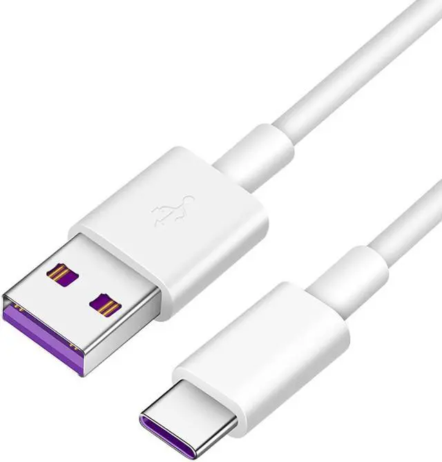 Alt view image 3 of 5 - 5A USB Type C Cable For  S20 S9 S8   P30 Pro Fast Charge Mole Phone Charging Wire White Cable
