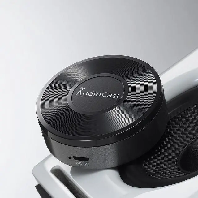 Alt view image 4 of 5 - 3.5" Earphone Audio Output adapter M5 Wireless Multi-Room Music Audio Cast Wireless Audio Adapter