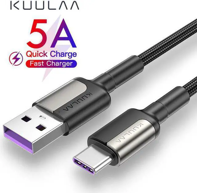 Main image of 5A USB Type C Cable for  Mate 20 Pro P20 Lite Supercharge USB C Fast Charging Cable Type-C Cable for  P30 Pro