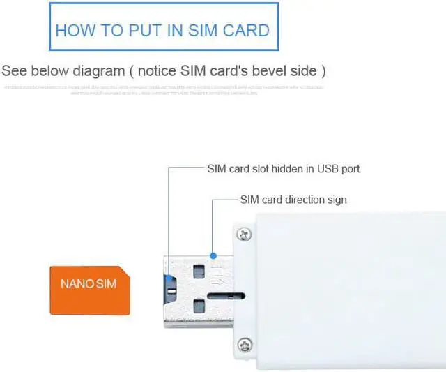 Alt view image 2 of 5 - 3G/4G WiFi Router 4G dongle Mobile Portable Wireless LTE USB modem dongle nano SIM Card Slot pocket hotspot