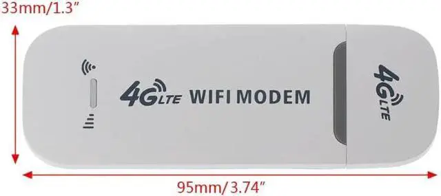 Alt view image 5 of 5 - 4G LTE USB Modem Network Adapter With WiFi Hotspot SIM Card 4G Wireless Router For Win XP Vista 7/10 Mac 10.4 IOS