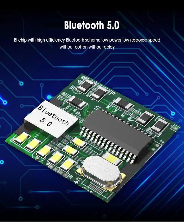 Alt view image 3 of 5 - USB Bluetooth Adapter 5.0 Bluetooth Audio Receiver 5.0 Bluetooth Adapter 20M Wireless Adapter Supports Win8/10 For Computer