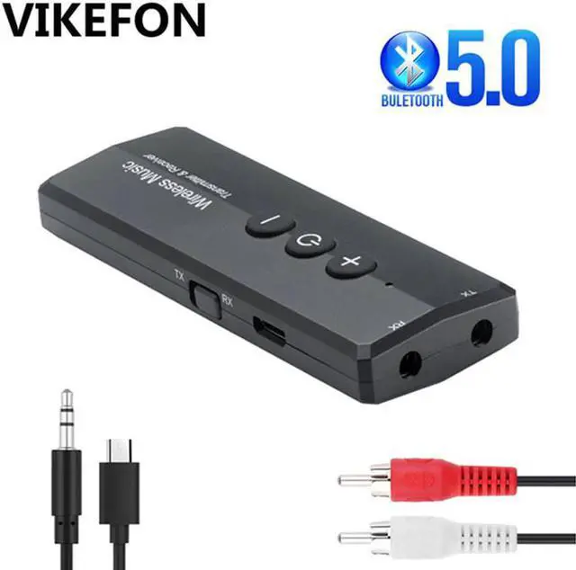 Main image of Bluetooth 5.0 Audio Receiver Transmitter 3 IN 1 Stereo 3.5MM USB Bluetooth Wireless Adapter For TV PC Car Kit Headphones