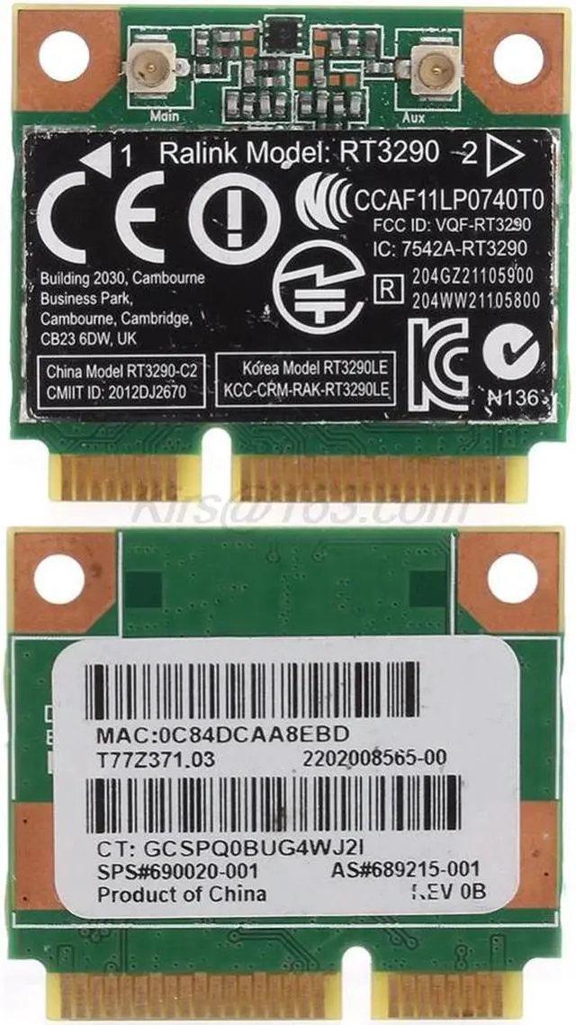 Alt view image 3 of 5 - 150M Wi-Fi Wireless Network Card Bluetooth for RT3290 HP Pavilion G7-2000 Ralink 802.11b/g/n wifi Adapter