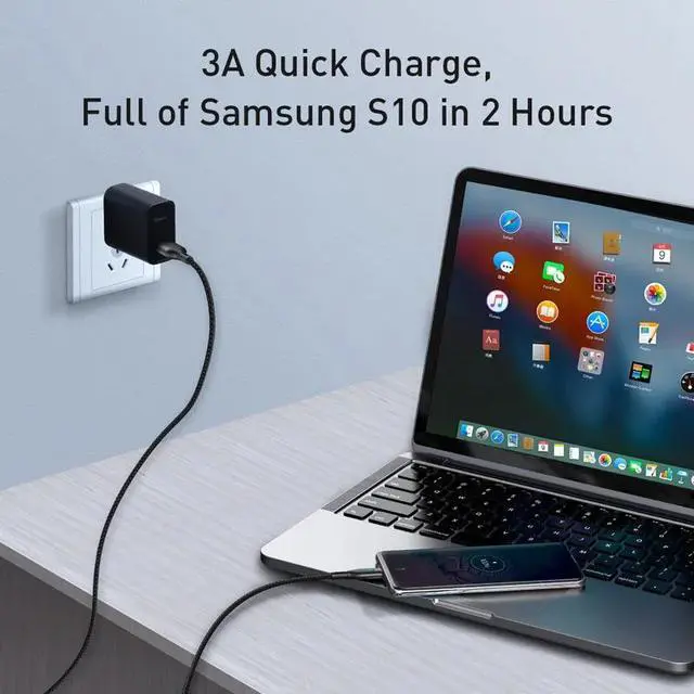 Alt view image 5 of 5 - USB Type C LED Cable USB C Cable for  S20 S10 Quick Charge 3.0 USB C Cable Phone Cord Type C Cable LED Wire Code