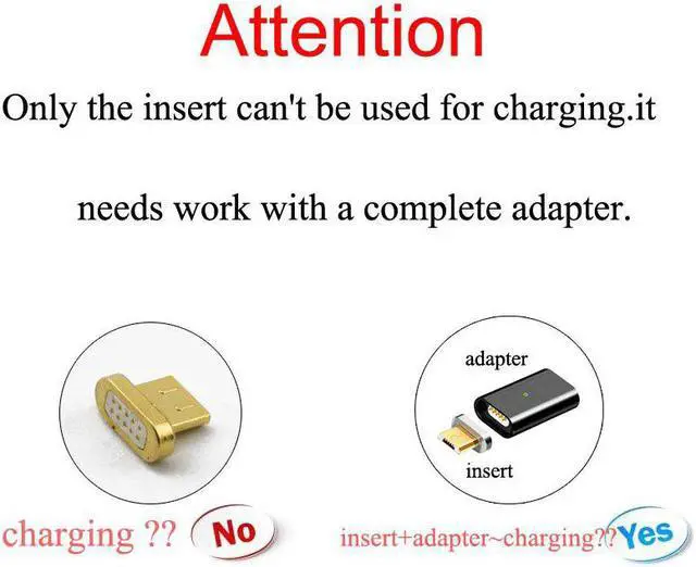 Alt view image 3 of 5 - Micro USB Magnetic Adapter For Moto Cable, Magnetic Charging For HTC Sony Xperia MEIZU LG Cable