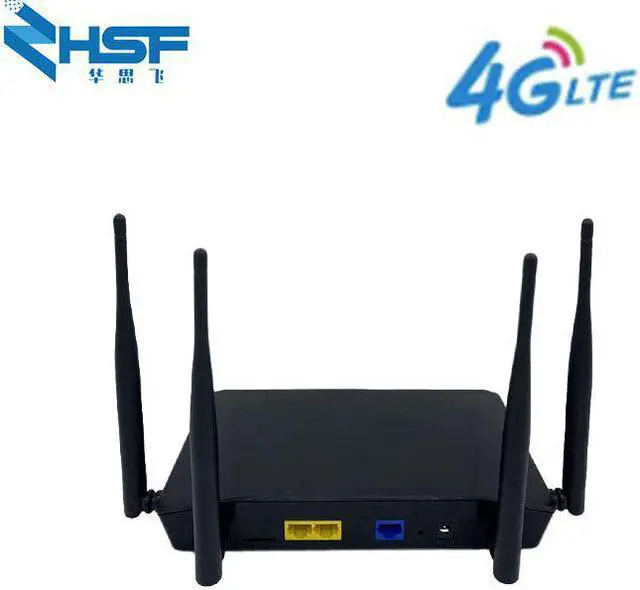 Alt view image 2 of 5 - 3G / 4G wireless CPE router with sim card slot 300Mbps 4G LTE Wifi router with 4 external antennas Support 32 Wifi
