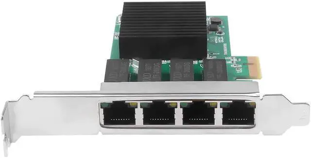 Alt view image 2 of 5 - internet PCI Express Network adapter 4 port gigabit network card 4 RJ45 port PCI-E  with realtek 8111H TXA066