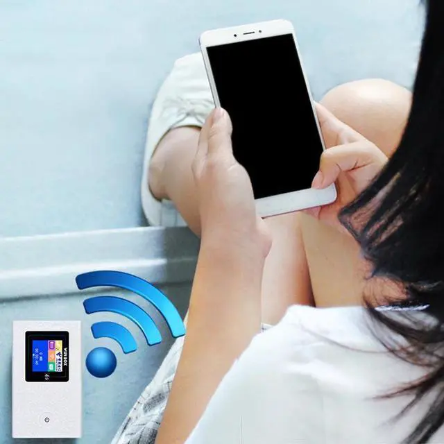 Alt view image 2 of 5 - 4G Wifi Router 4G Lte Wifi Wireless Router 6800MAh Battery Power Bank Hotspot Unlocked Car Mobile with Sim Card Slot
