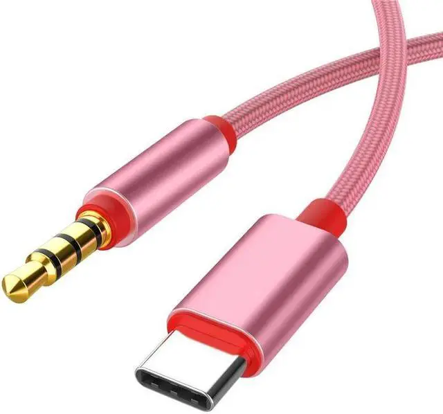 Alt view image 4 of 5 - Male To 3.5mm Male Audio Jack Adapter Portable Type C Audio Cable For  S20 Note 10 Plus  P40 Pro