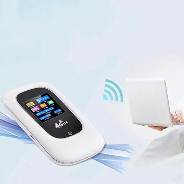 Alt view image 4 of 5 - 4G Wireless Router Mobile Broadband Hotspot Unlocked Wifi Modem Wireless Router Unlimited Portable Wifi Router