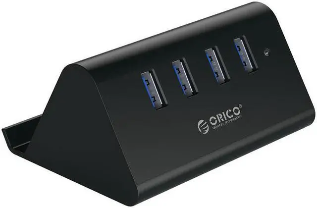 Main image of ORCIO 4-port USB3.0 high-speed hub, USB hub, high-performance chip, with bracket function, 5Gbps high-speed transmission, SHC-U3