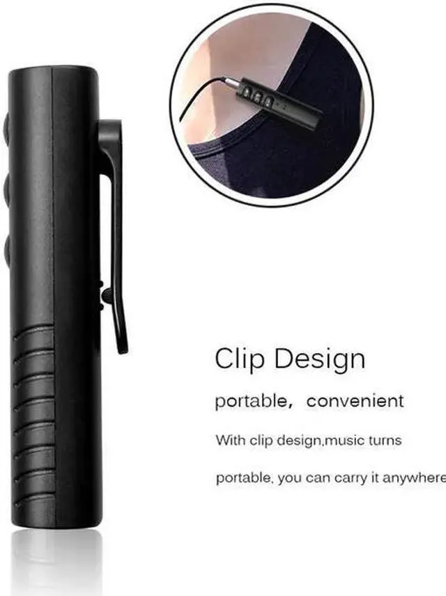 Alt view image 2 of 5 - Bluetooth Receiver Car Clip AUX 3.5mm Wireless MP3 Music Car Audio Receiver Handsfree Call Car Transmitter Auto Adapter
