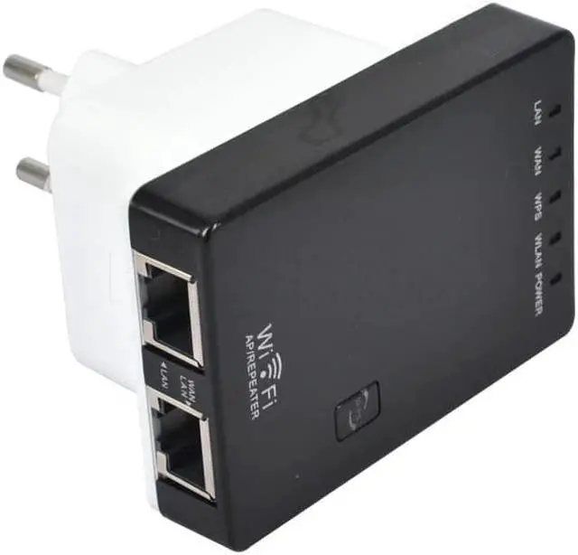 Alt view image 4 of 5 - EU Plug 300 Mbps Mini Wireless-N WiFi Router Repeater Range Extender Bridge Access Point wi fi Range roteador Extender