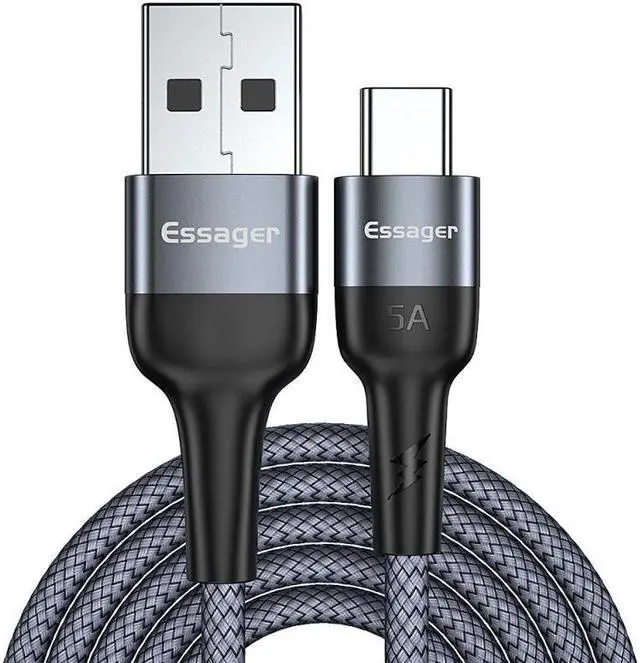 Alt view image 2 of 5 - Charging Cable Date Cable 5A USB Type-C Fast Charging Cable  USB Type C Cable USB-C Mole Phone Super Fast Charging