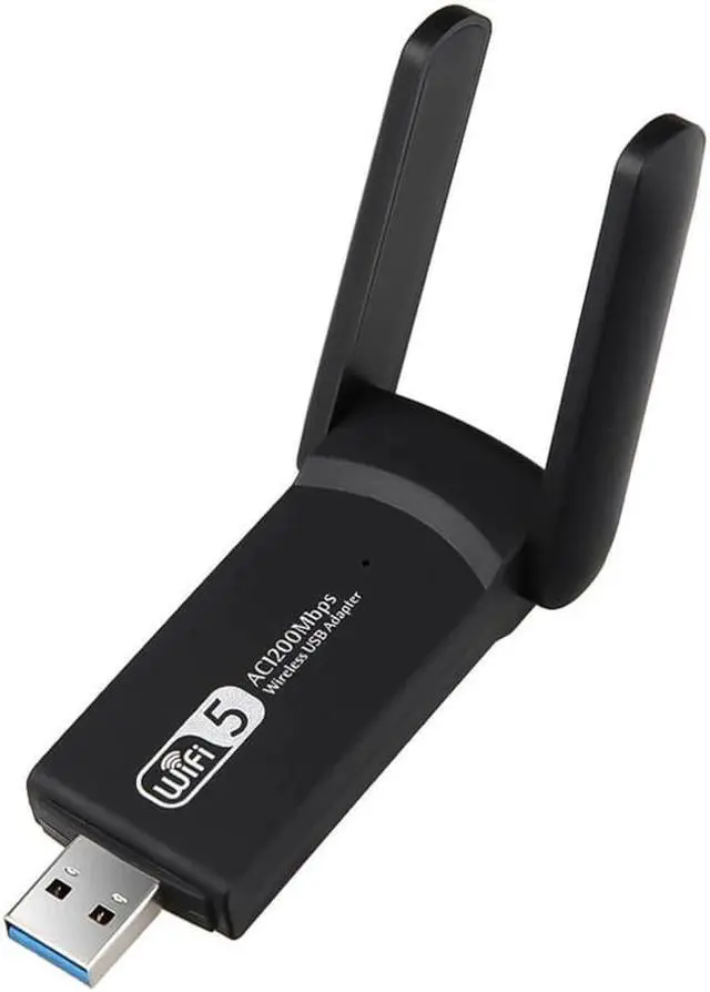 Alt view image 5 of 5 - 3.0 1200Mbps Wifi Adapter Dual Band 5Ghz 2.4Ghz 802.11Ac Rtl8812Bu Wifi Antenna Dongle Network Card For Laptop Desktop