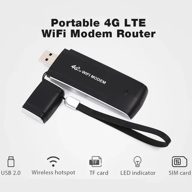 Main image of 4G LTE USB WiFi Modem Router 3G Wifi Router Network Adapter Dongle with SIM Card Slot Mobile Wifi Hotspot