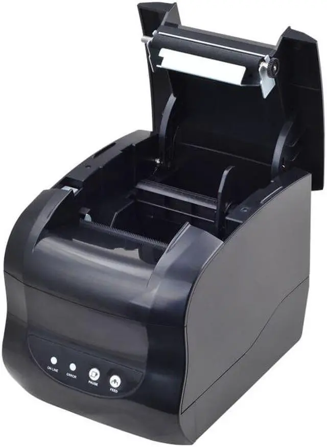 Alt view image 3 of 5 - Bluetooth Thermal Label Printer Barcode printer 80mm Thermal Receipt printer Support Thermal adhesive sticker Paper