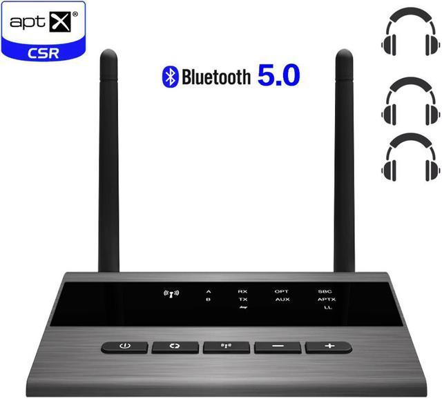 InLine Bluetooth Audio Transceiver, Sender/Empfänger, BT 5.0, aptX - schwarz