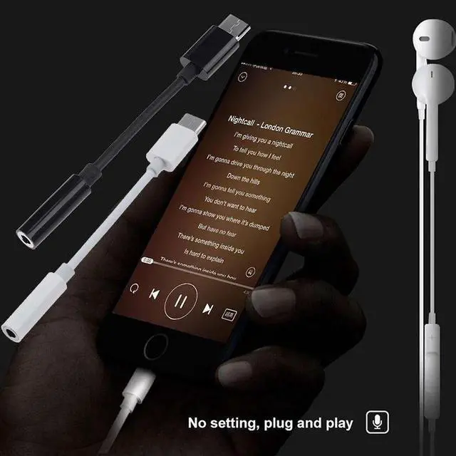 Main image of To 3.5mm Earphone Cable Adapter Usb 3.1 Type C USB-C Male To 3.5 AUX Audio Female Jack For  6  TXTB1