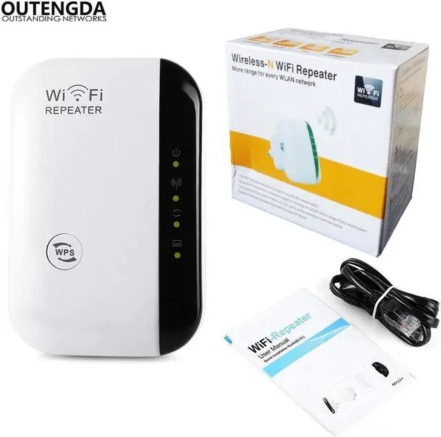 Main image of 300Mbps Wireless-N WiFi Repeater Network Wifi Routers Signal Amplifier Range Extender 802.11n/b/g Wi Fi Repetidor WPS Encryption