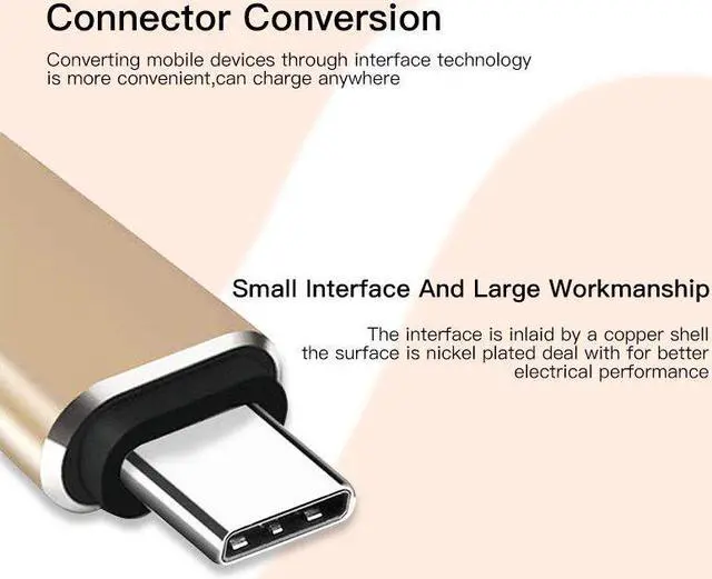Alt view image 5 of 5 - Type C Adapter USB-C OTG To lighting Cable  Sync USB C Charging Connector For  P20 P30 Pro  Converter