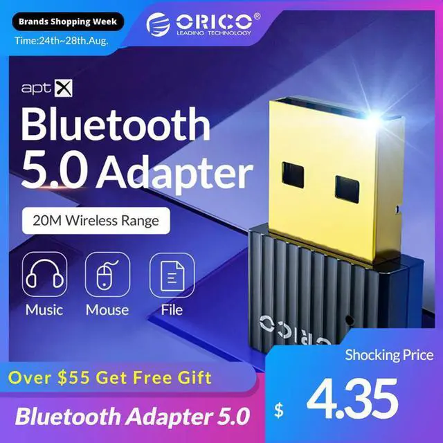 Main image of Mini Wireless USB Bluetooth Dongle Adapter 4.0 5.0 Bluetooth Audio Receiver Transmitter aptx for PC Speaker Mouse Laptop