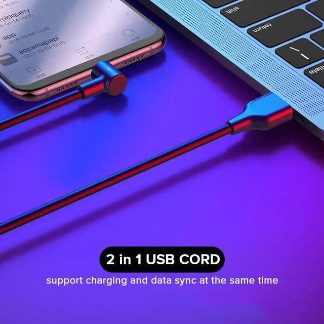 Alt view image 4 of 5 - 1m 2m  Type C USB Cable for  5A Super Quick Charge USB-C for  Mate 30 20 10 P30 P20 Pro Fast Charging Cord