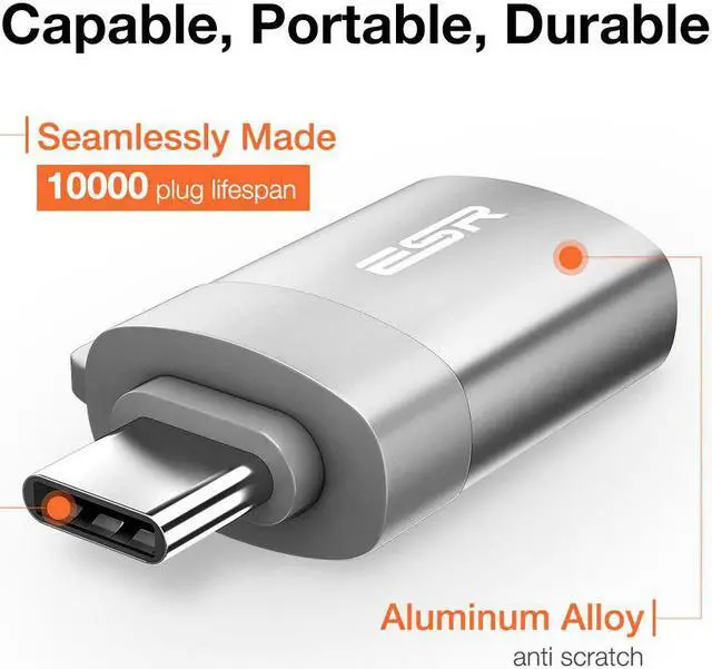Alt view image 2 of 5 - USB-C to USB-A OTG Converter Cable Adapter Type C Adapter for    USB Disk Flash Type C to USB 3.0 Adapter