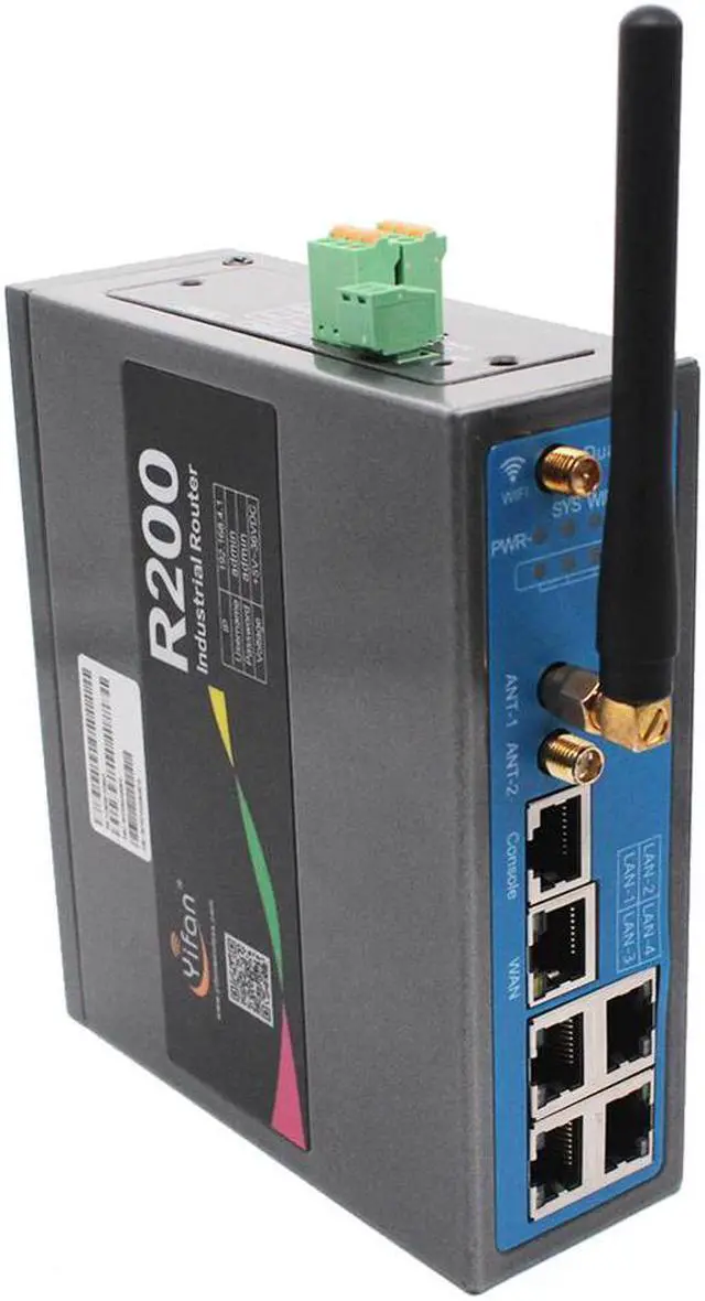 Alt view image 2 of 5 - load Balancing 2.4GHz 5Ghz dual-band WIFI Gigabit Ethernet 4G Router R200 industrial Dual sim dual module LTE router