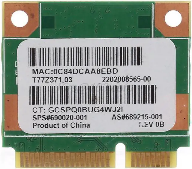 Alt view image 2 of 5 - 150M Wi-Fi Wireless Network Card Bluetooth for RT3290 HP Pavilion G7-2000 Ralink 802.11b/g/n wifi Adapter