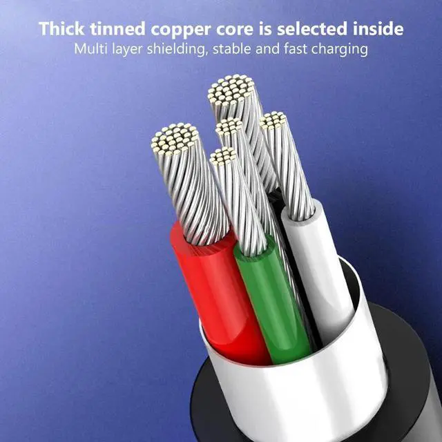 Alt view image 4 of 5 - 0.25/1/1.5/2/ Type C USB C To USB A Charging Cable Sync & Charging Cord For  S9 S10  Note 10 Redmi Note 8