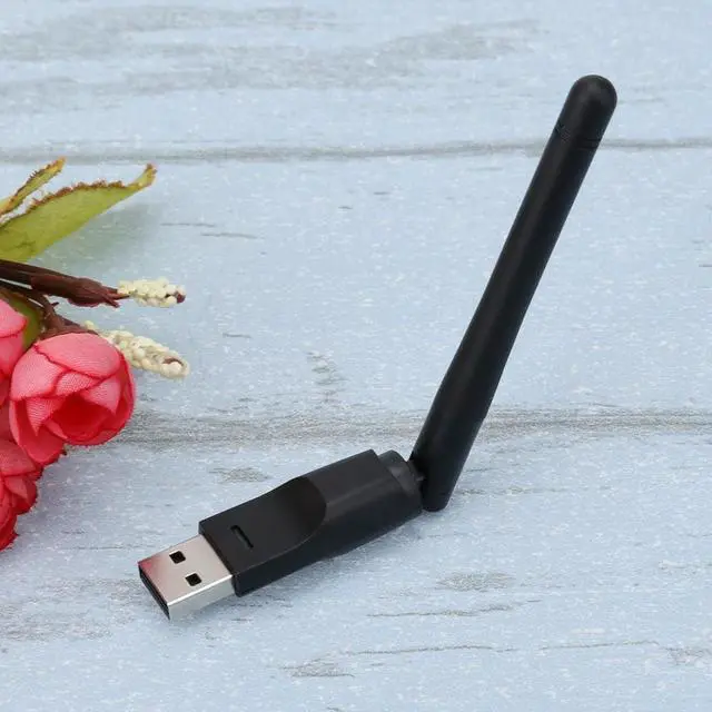 Alt view image 3 of 5 - 150Mbps Mini USB Wifi Adapter 2dB Antenna PC USB Wi-Fi Receiver Wireless Network Card USB Wi-fi Receiver Ethernet Network Card