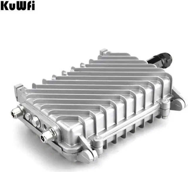 Alt view image 5 of 5 - Performance Outdoor Wireless Router CPE 500mW 300Mbps Base AP Dual 8dBi FRP Antenna WIFI Extending Network Bridge