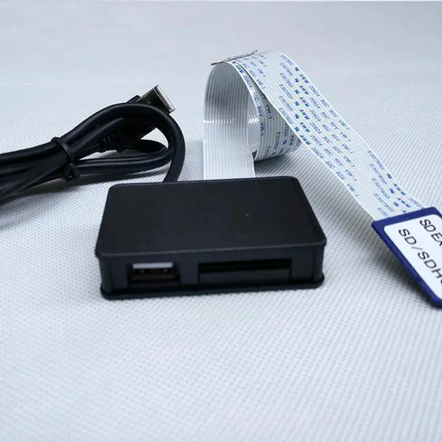 Alt view image 3 of 5 - Flexible Extension Cable Extender Adapter Converter  Card Female SDHC Card Reader for MP3 GPS Mole Phone 54/70 CM