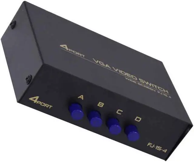 Alt view image 5 of 5 - 4 Ports Displayport VGA KVM Switch USB 2.0 Stable Splitter Box Accessories Hub Sharing HDMI For Computer Selector Plug And Play