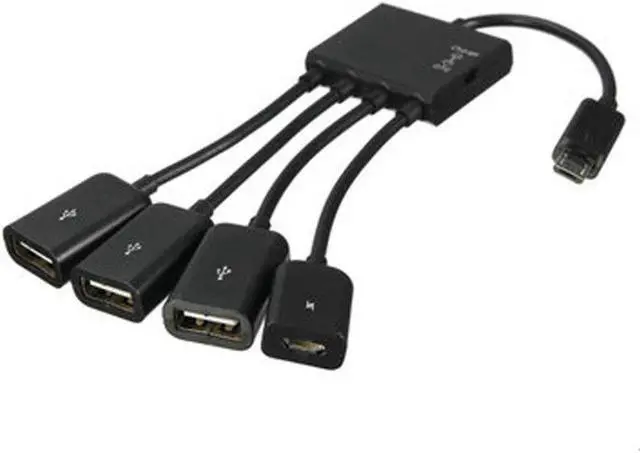 Alt view image 4 of 4 - Adapter Cable 4 In 1 Micro USB Power Charging Host OTG Professional Factory Price Drop Shipping