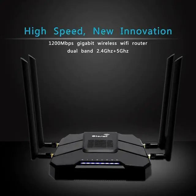 Alt view image 2 of 5 - 4g wifi router with sim card slot lte modem usb 802.11AC 1200mbps dual band 5G gigabit 3g router for office long range