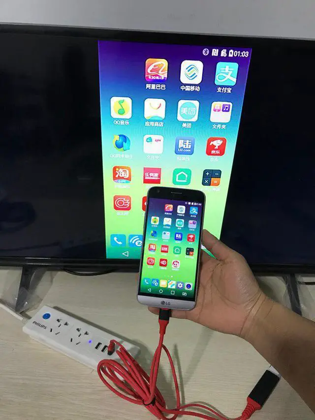 Alt view image 5 of 5 - Type C USB-C Phone To TV TV Projector Video Adapter MI Cable for  Galaxy S8 S9 S10 Note 8 Note9 Note10 LG Macbook